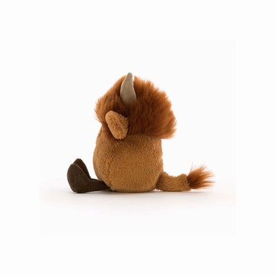 Jellycat Amuseabean Highland Cow Farmyard UK | 03169YHCK